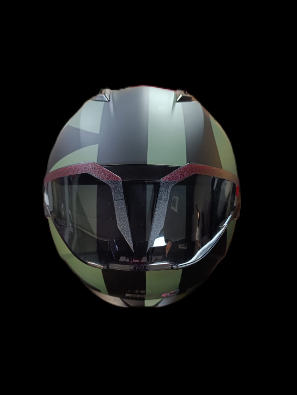 CASCO HJC C10 TEZ MC4SF + SPOILER TRASERO (ALERON)+ PINLOCK