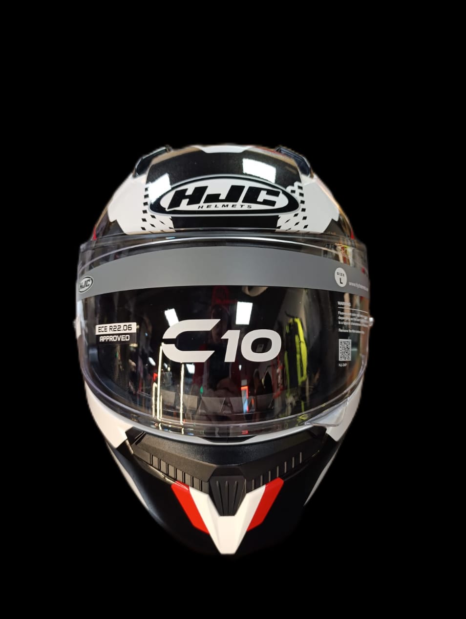 CASCO HJC C10 ASPA MC1 + SPOILER TRASERO (ALERON) + PINLOCK