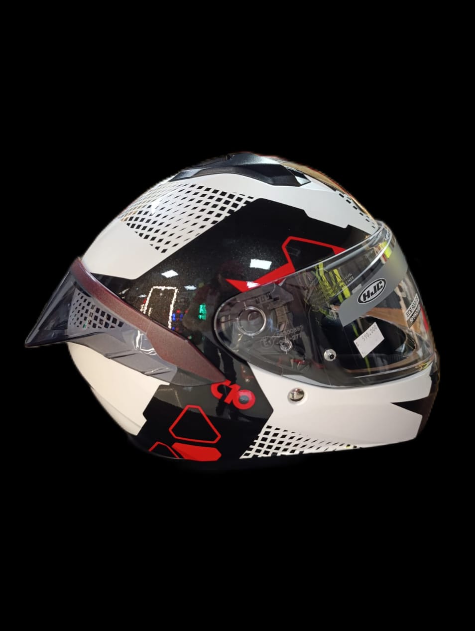 CASCO HJC C10 ASPA MC1 + SPOILER TRASERO (ALERON) + PINLOCK