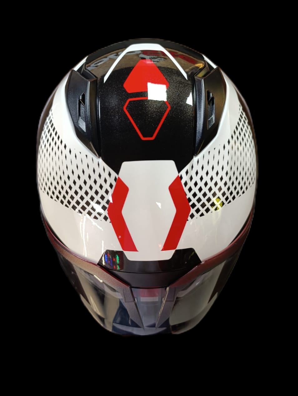 CASCO HJC C10 ASPA MC1 + SPOILER TRASERO (ALERON) + PINLOCK