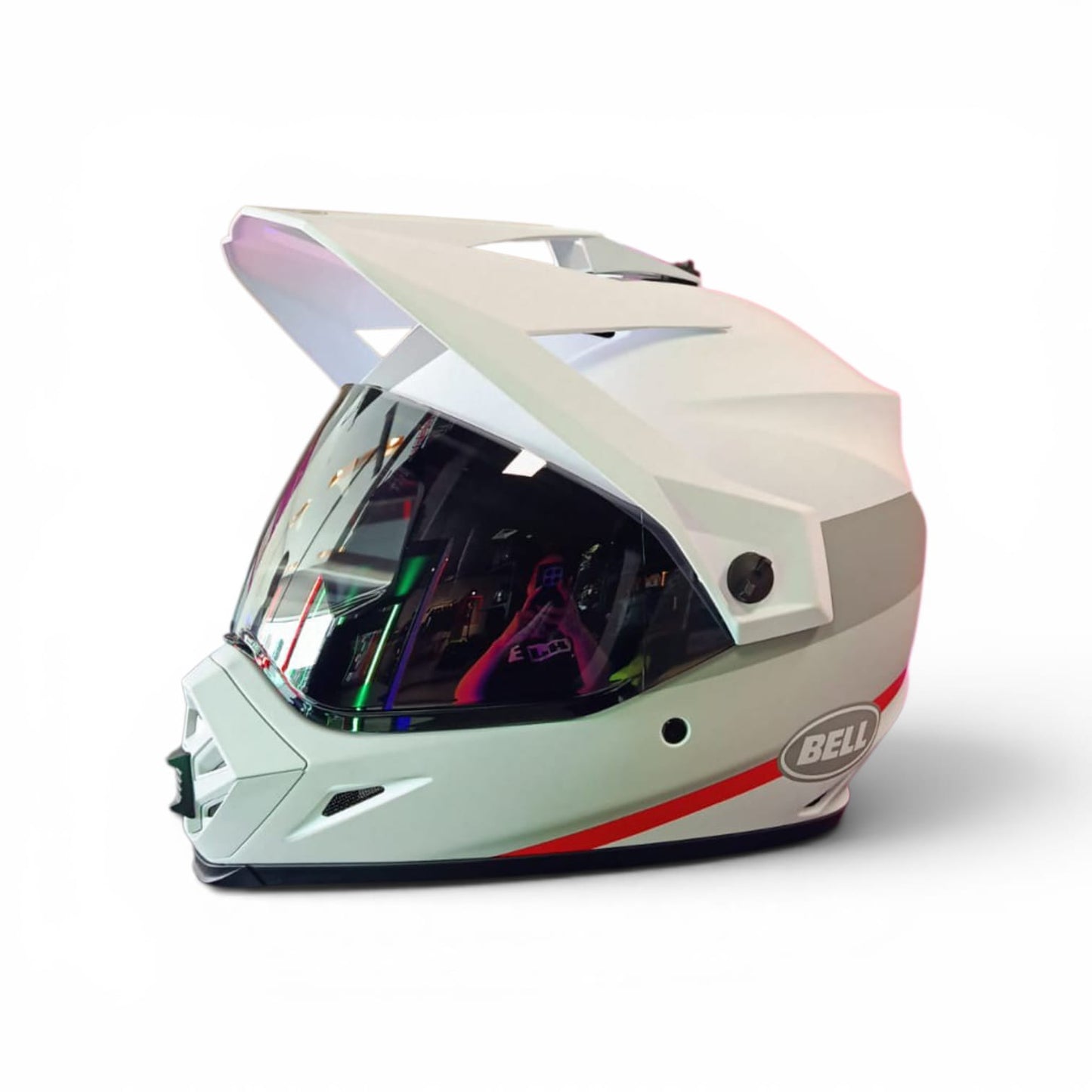 VISOR PARA CASCO BELL MX9 ADVENTURE COLOR HUMO OSCURO AC