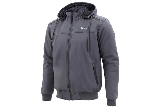 CHAQUETA FP MOTO SECTOR GRIS CON PROTECCIONES