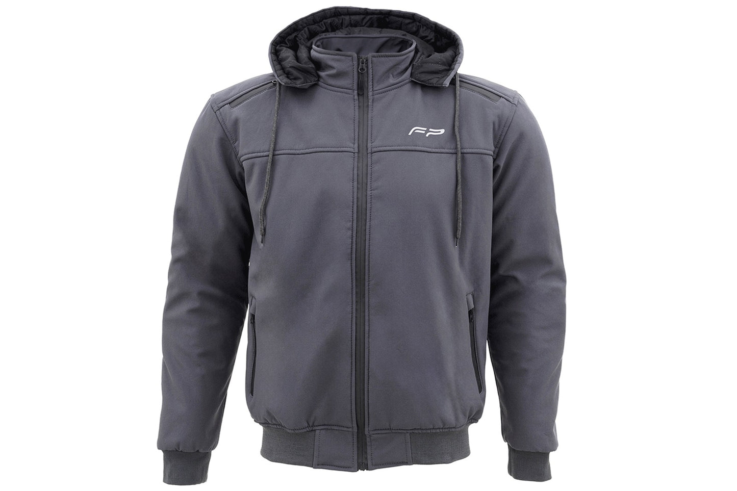CHAQUETA FP MOTO SECTOR GRIS CON PROTECCIONES