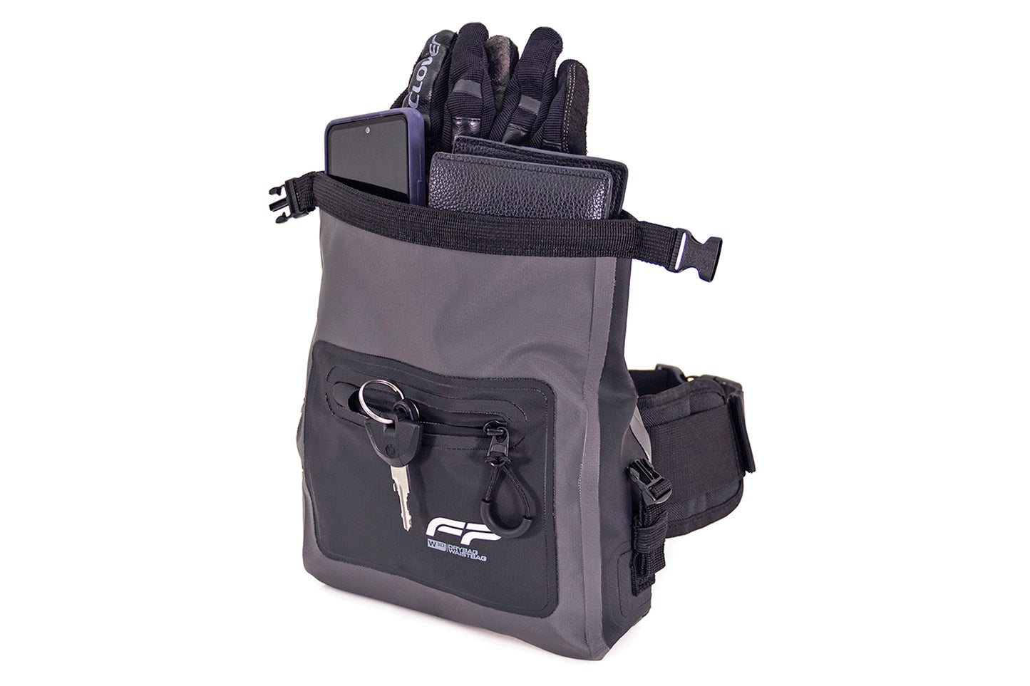 RIÑONERA CANGURO IMPERMEABLE FP DRYBAG W10 NEGRO