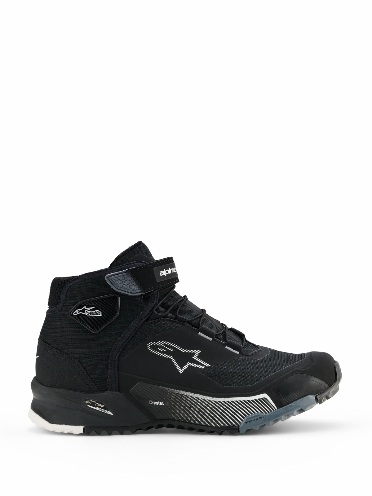 BOTAS ALPINESTARS CR-X WOMAN IMPERMEABLES DRYSTAR NEGRO GRIS BLANCO