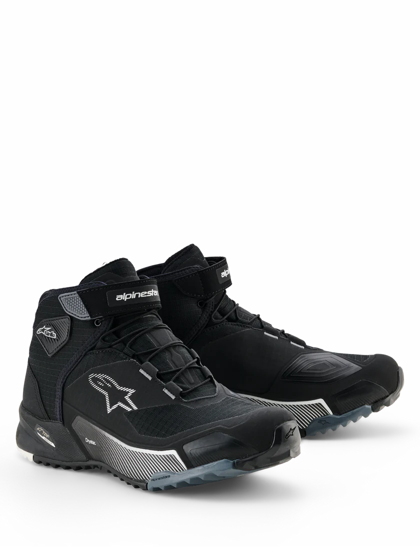 BOTAS ALPINESTARS CR-X WOMAN IMPERMEABLES DRYSTAR NEGRO GRIS BLANCO