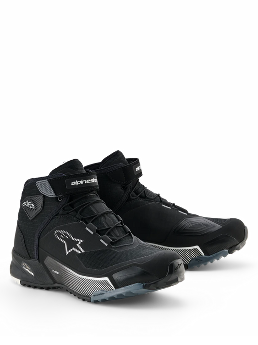 BOTAS ALPINESTARS CR-X WOMAN IMPERMEABLES DRYSTAR NEGRO GRIS BLANCO