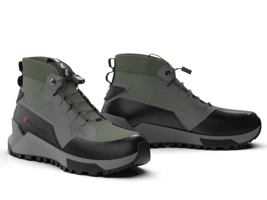 BOTAS FORMA KUMO OLIVA NEGRO Y GRIS