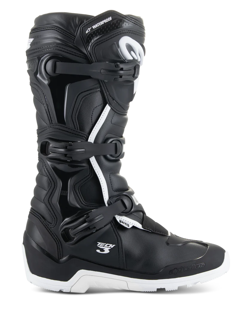 BOTAS MX ENDURO IMPERMEABLES ALPINESTARS TECH 3 NEGRO BLANCO