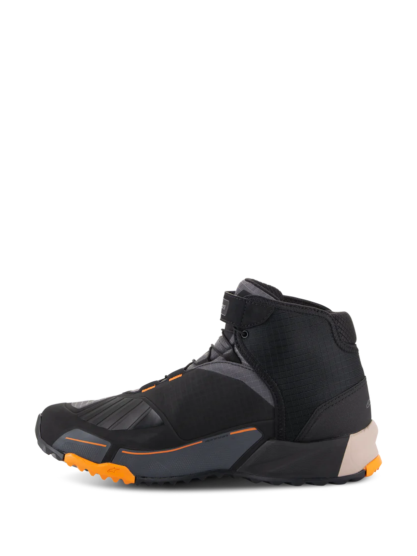 BOTAS ALPINESTARS CR-X DRYSTAR IMPERMEABLES NEGRO GRIS NARANJA
