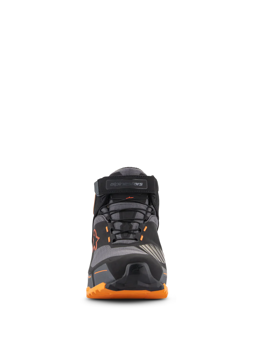BOTAS ALPINESTARS CR-X DRYSTAR IMPERMEABLES NEGRO GRIS NARANJA