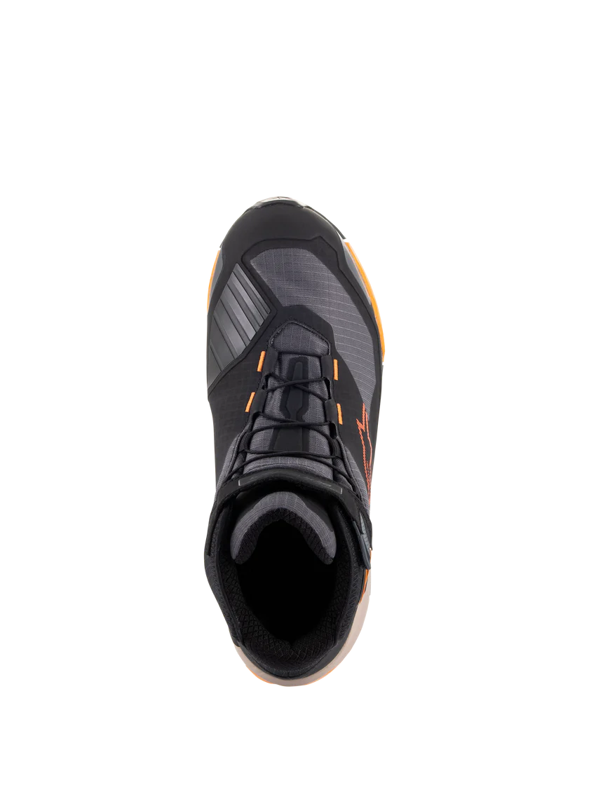 BOTAS ALPINESTARS CR-X DRYSTAR IMPERMEABLES NEGRO GRIS NARANJA
