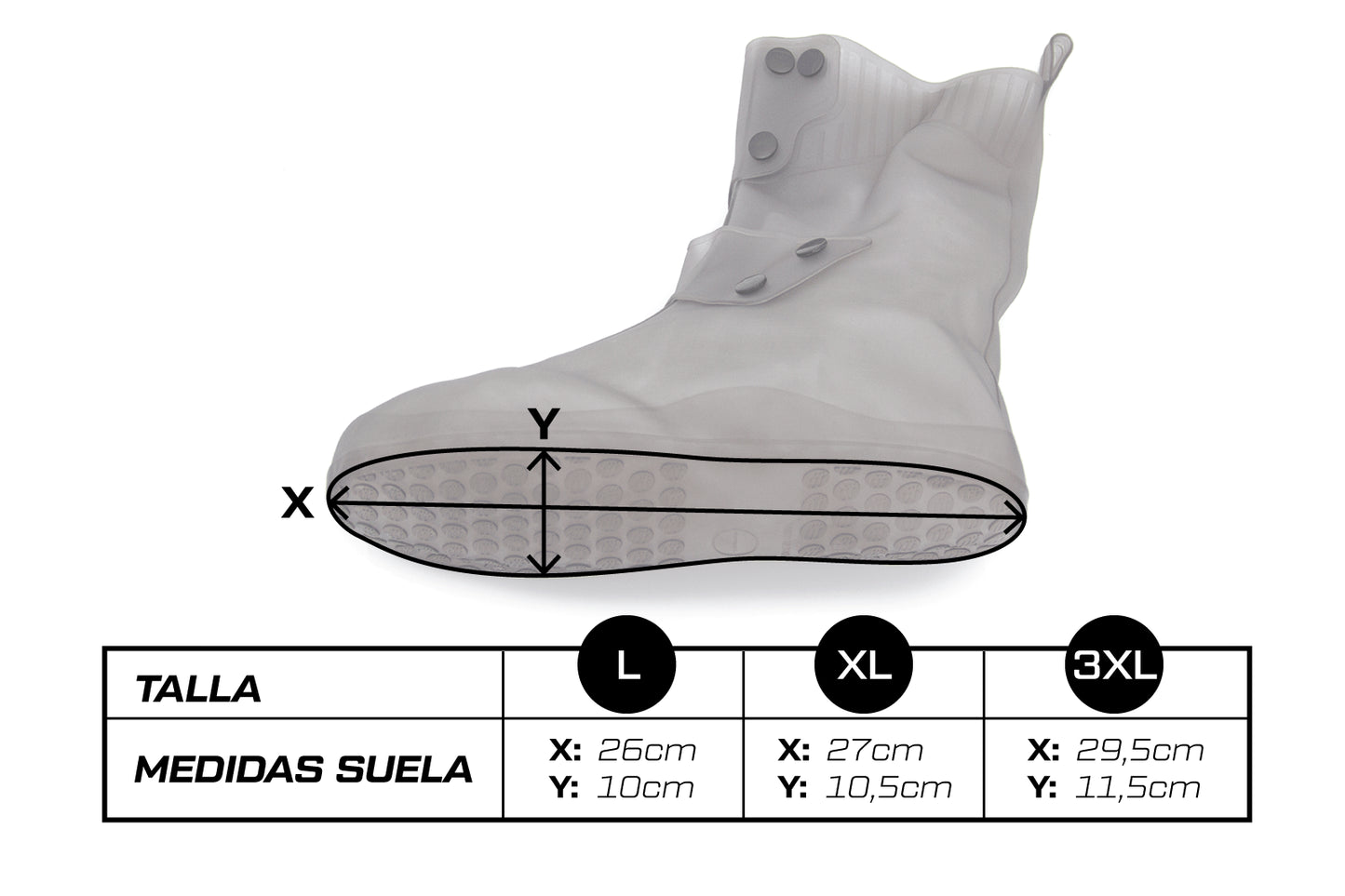 BOTAS FP IMPERMEABLES PARA MOTO