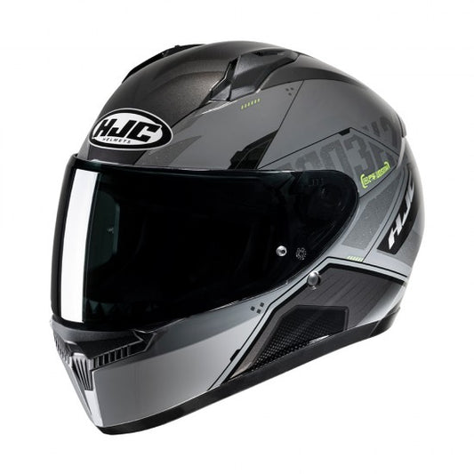 CASCO HJC C10 INKA GRIS BRILLANTE+ PINLOCK VISOR TRANSPARENTE ECE 2206