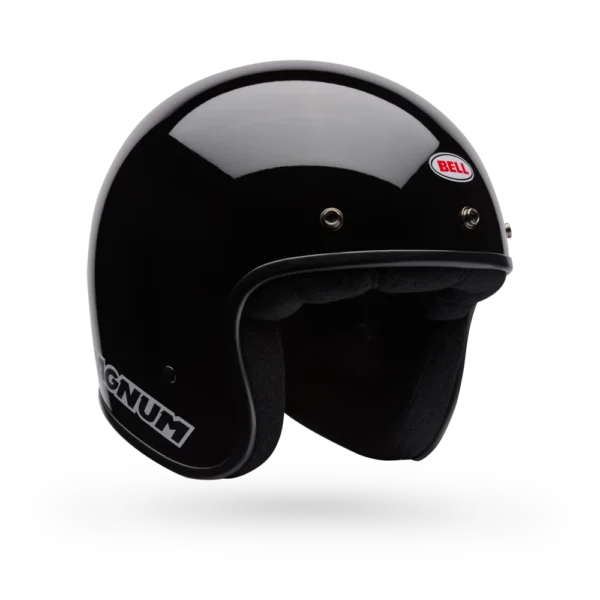 CASCO ABIERTO BELL MAGNUM NEGRO BRILLO