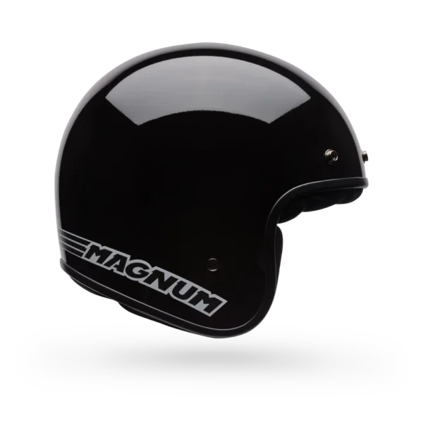 CASCO ABIERTO BELL MAGNUM NEGRO BRILLO