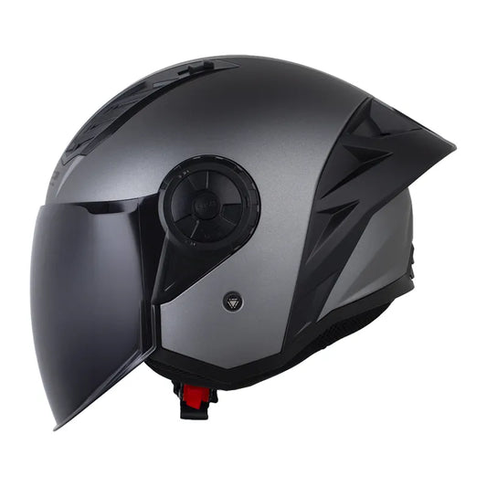 CASCO ABIERTO LS2 OF 616 AIRFLOW II JEANS TITANIUM
