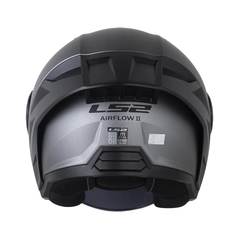 CASCO ABIERTO LS2 OF 616 AIRFLOW II JEANS TITANIUM