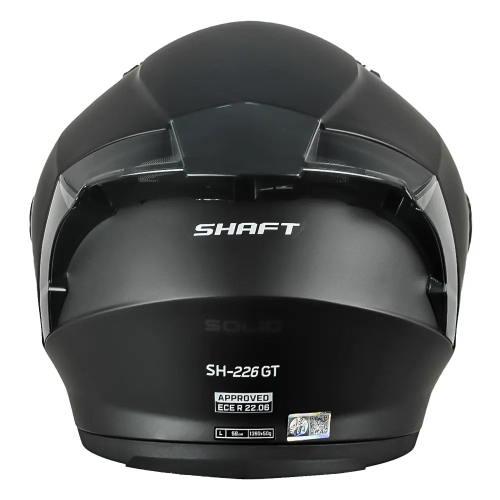 CASCO ABIERTO SHAFT 226 GT SOLID NEGRO MATE