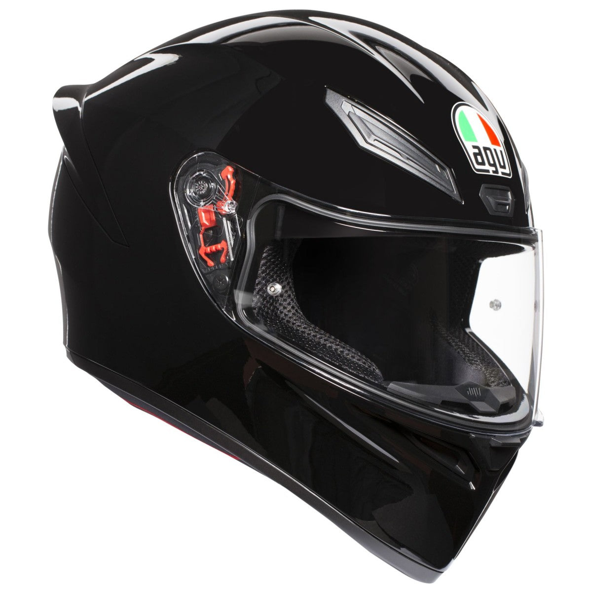 CASCO AGV K1S NEGRO BRILLANTE + PINLOCK NUEVA CERTIFICACIÓN ECE 22.06