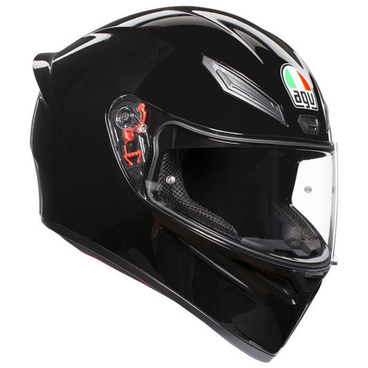 CASCO AGV K1S NEGRO BRILLANTE + PINLOCK NUEVA CERTIFICACIÓN ECE 22.06
