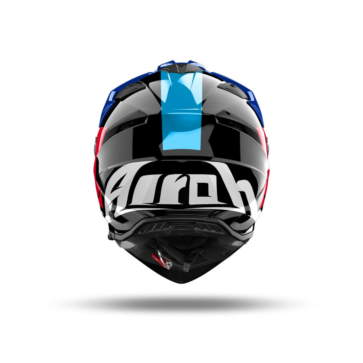 CASCO DUAL MULTIPROPOSITO AIROH BANDIT TUNE AZUL ROJO