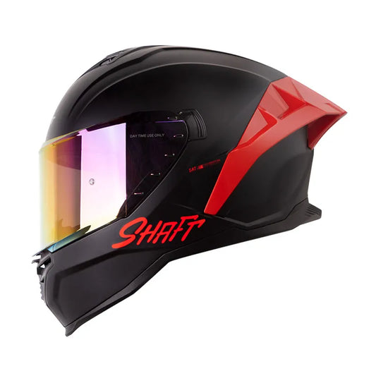 CASCO INTEGRAL 598 GTR NEGRO MATE ROJO