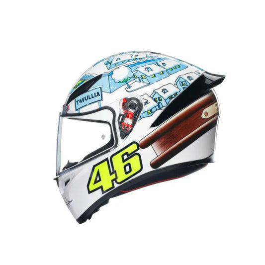CASCO INTEGRAL AGV K1S TAVULLIA TOP ROSSI WINTER TEST