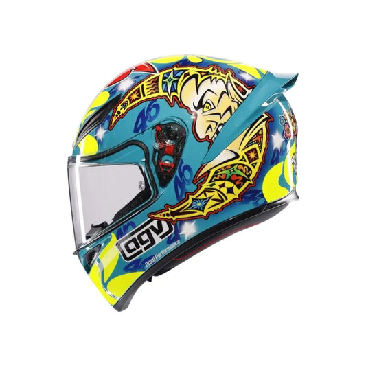 CASCO INTEGRAL AGV K1S TOP ROSSI MUGELLO 1999 (041) + VISOR DE COLOR + PINLOCK (Copia)