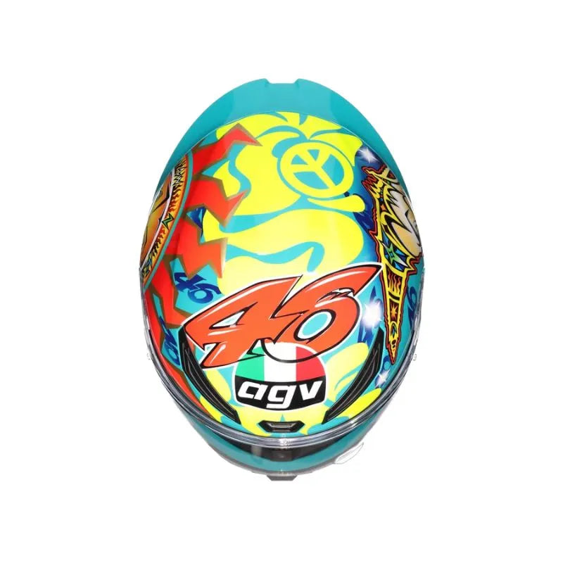 CASCO INTEGRAL AGV K1S TOP ROSSI MUGELLO 1999 (041) + VISOR DE COLOR + PINLOCK (Copia)