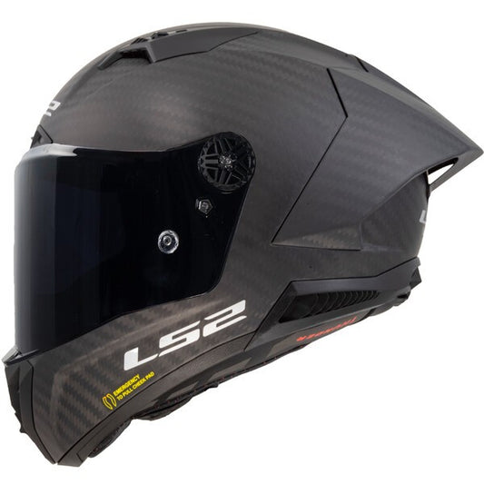 CASCO INTEGRAL LS2 FF 805 THUNDER GP AERO MATE FIBRA DE CARBONO + PINLOCK + VISOR COLOR HUMO + TEAR OFF + MALETA DE LUJO
