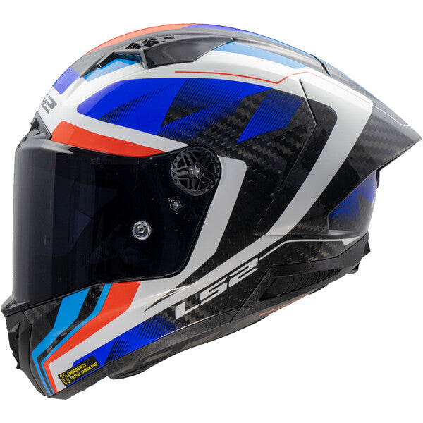 CASCO INTEGRAL LS2 FF 805 THUNDER GP AERO RAUTE FIBRA DE CARBONO + PINLOCK + VISOR COLOR HUMO + TEAR OFF + MALETA DE LUJO