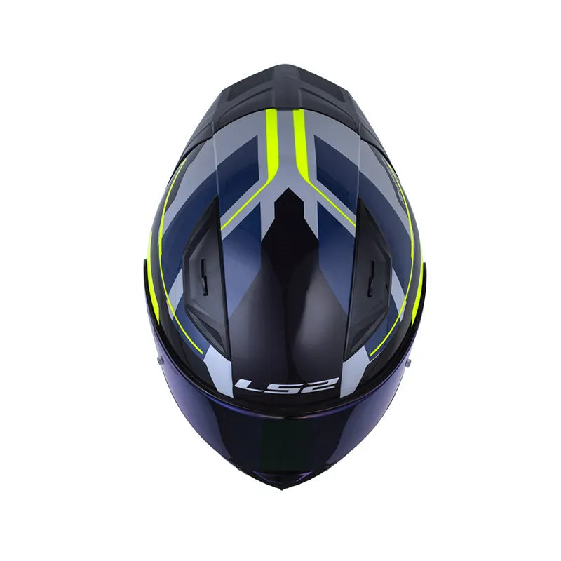 CASCO INTEGRAL LS2 FF810 VIGO FOKUS GRIS AMARILLO + PINLOCK