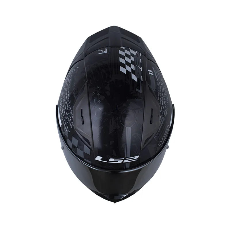 CASCO INTEGRAL LS2 FF810 VIGO HISTORY NEGRO GRIS BRILLO + PINLOCK