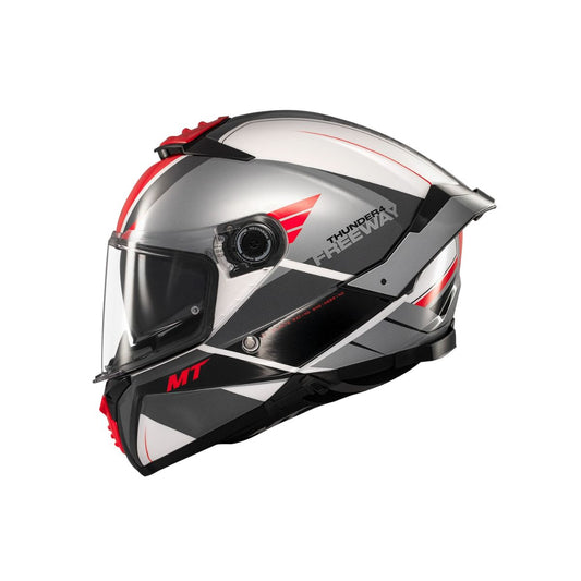 CASCO INTEGRAL  MT FF118SV THUNDER 4 SV FREEWAY A5 BRILLANTE