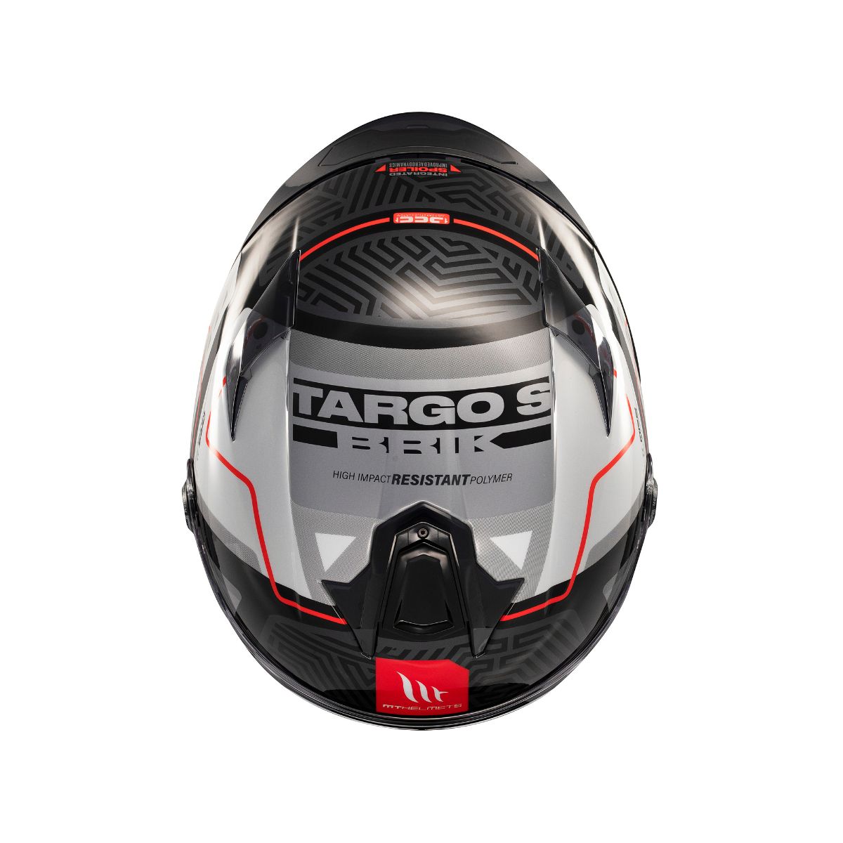 CASCO INTEGRAL MT TARGO S BRIK C0 BLANCO BRILLO