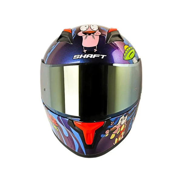CASCO INTEGRAL SHAFT 582SP EVO CORAJE EL PERRO COBARDE CAMALEÓN