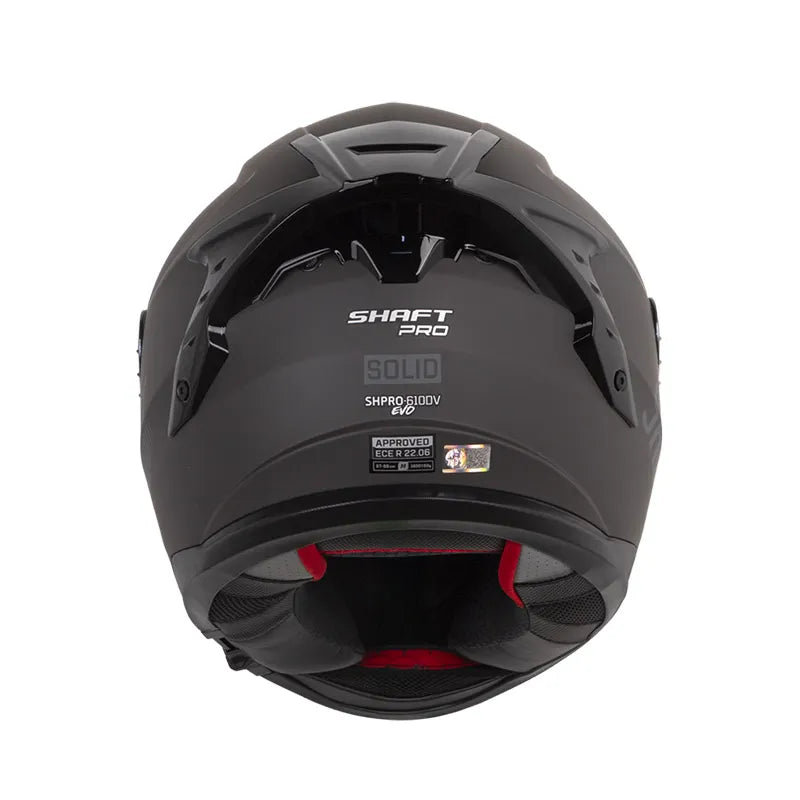 CASCO INTEGRAL SHAFT PRO 610DV EVO SOLID GRIS OSCURO MATE