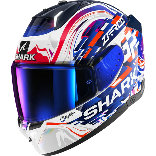 CASCO INTEGRAL SHARK SKWAL i3 ZARCO GP FRANCIA + VISOR COLOR + PINLOCK