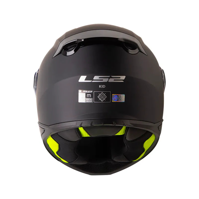 CASCO INTEGRAL PARA NIÑO/A LS2 FF812 SOLID NEGRO MATE