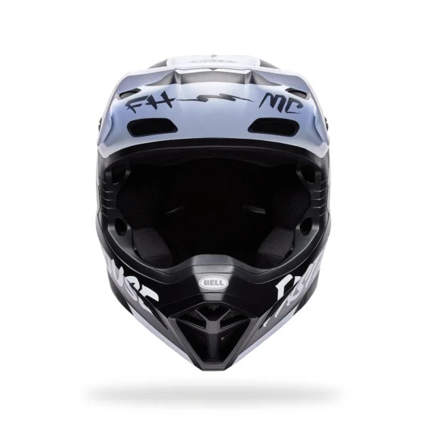 CASCO MOTOCROSS BELL MX10 FASTHOUSE NEGRO BLANCO MATE