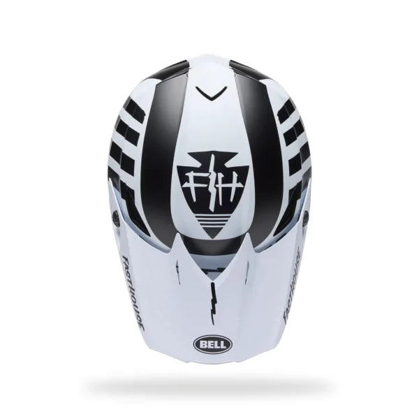 CASCO MOTOCROSS BELL MX10 FASTHOUSE NEGRO BLANCO MATE
