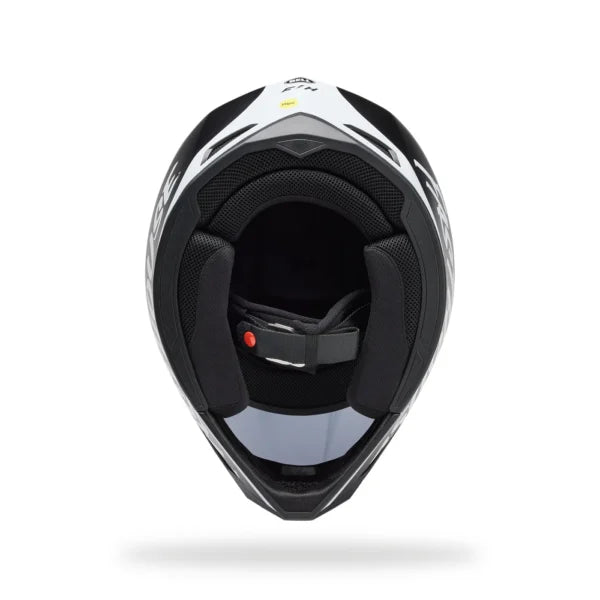 CASCO MOTOCROSS BELL MX10 FASTHOUSE NEGRO BLANCO MATE