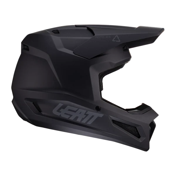 CASCO MOTOCROSS LEATT 2.5 V24 STEALTH NEGRO MATE