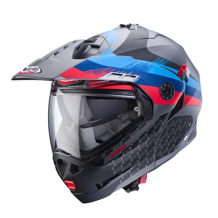 CASCO MULTIPROPOSITO ABATIBLE CABERG TOURMAX X SARABE MATE BMW COLORS