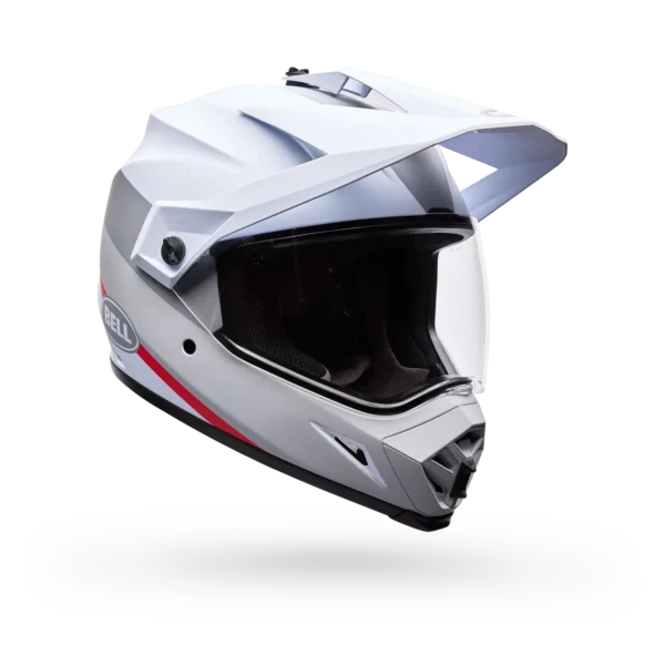 CASCO MULTIPROPOSITO BELL MX-9 ADVENTURE MIPS BLANCO ROJO MATE