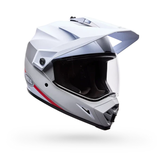 CASCO MULTIPROPOSITO BELL MX-9 ADVENTURE MIPS BLANCO ROJO MATE