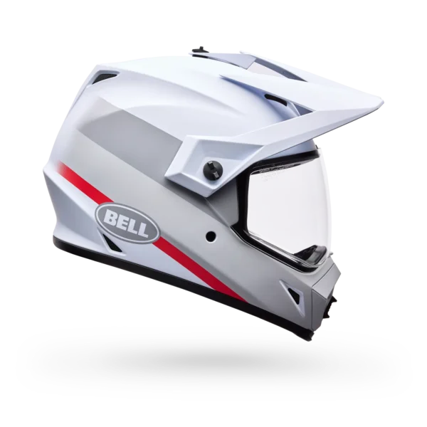 CASCO MULTIPROPOSITO BELL MX-9 ADVENTURE MIPS BLANCO ROJO MATE