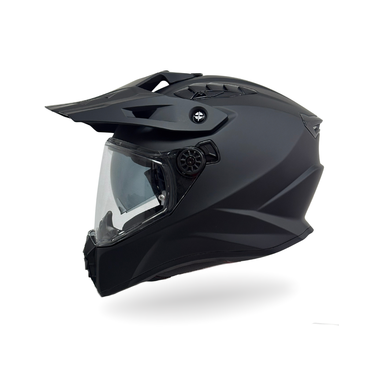 CASCO MULTIPROPOSITO MT TRACK SV PURE A1 NEGRO MATE