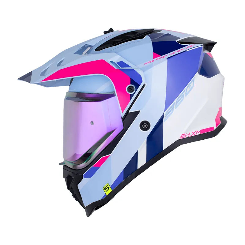 CASCO MULTIPROPOSITO SHAFT MX360 KOSH LILA MORADO PURPURA